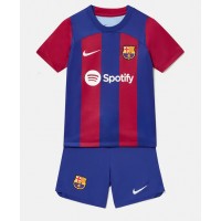Barcelona Domaci Dres za djecu 2023-24 Kratak Rukav (+ Kratke hlače)